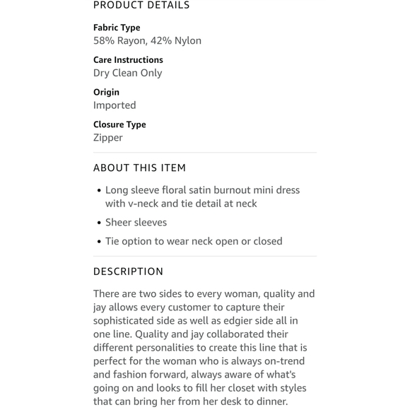 🦄NWT🦄 Ali & Jay Maybe It's Love Mini Dress - Picture 7 of 7